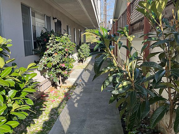 walkway to front door of Apt 6