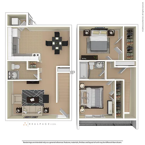 Floor plan 2 Bedroom TH