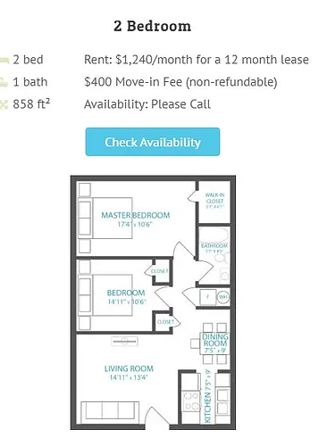 Floor plan 2bedroom