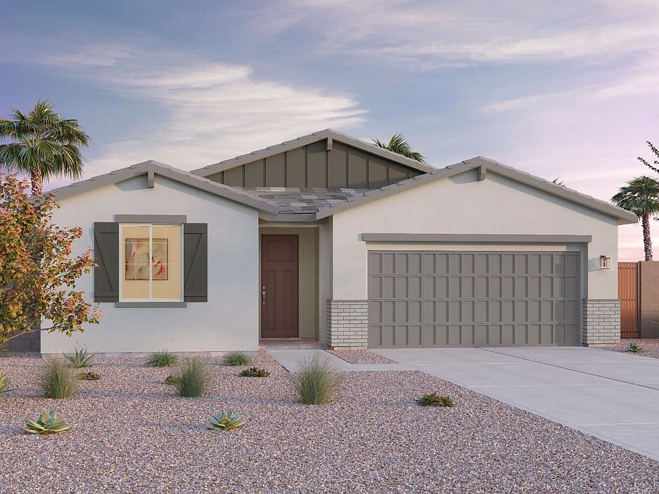 Elevation B for Lantana Floorplan at Highland Ridge