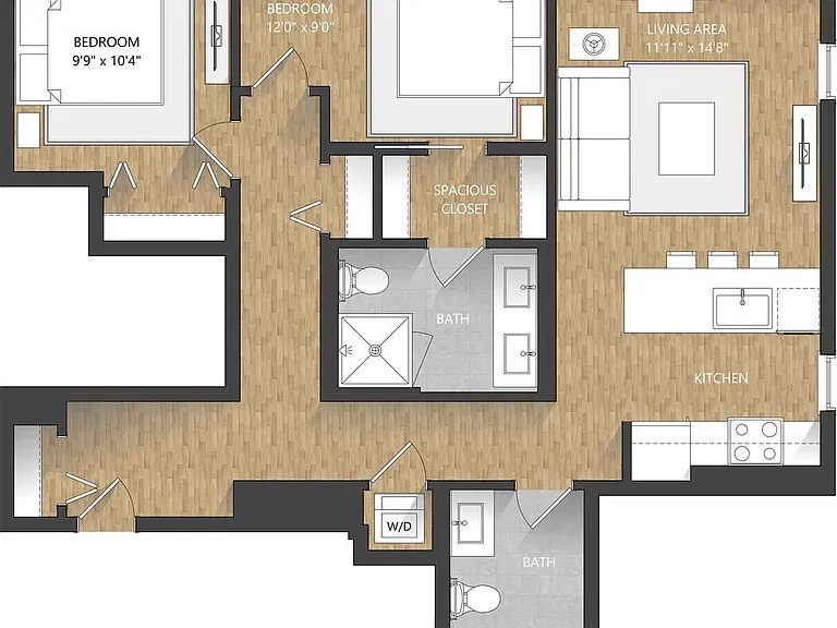 D2 floor plan The Noble