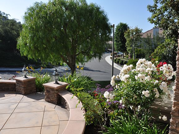court yard looking down 