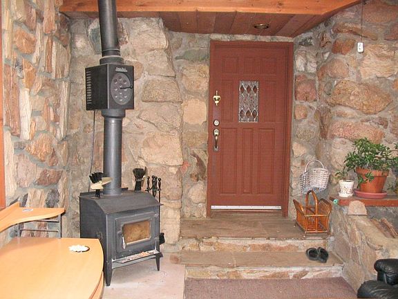 Fireplace in great room