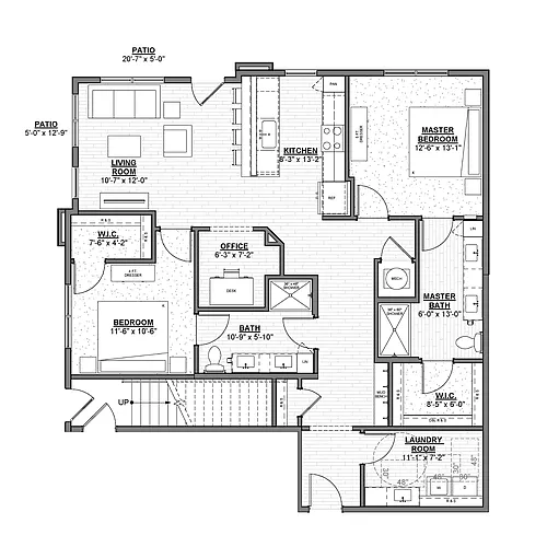 Floor plan B1-TH