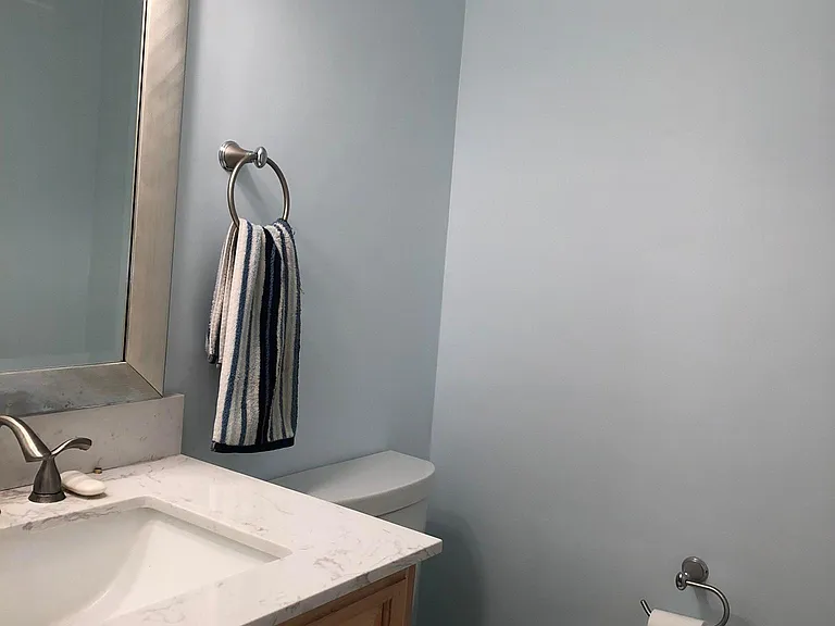 Small bathroom off family room