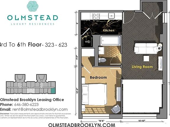 2nd image of 564 Saint Johns Pl Unit 423