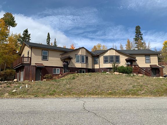61 Burgundy Circle Silverthorne is 1/2 of a duplex and located on the left side.