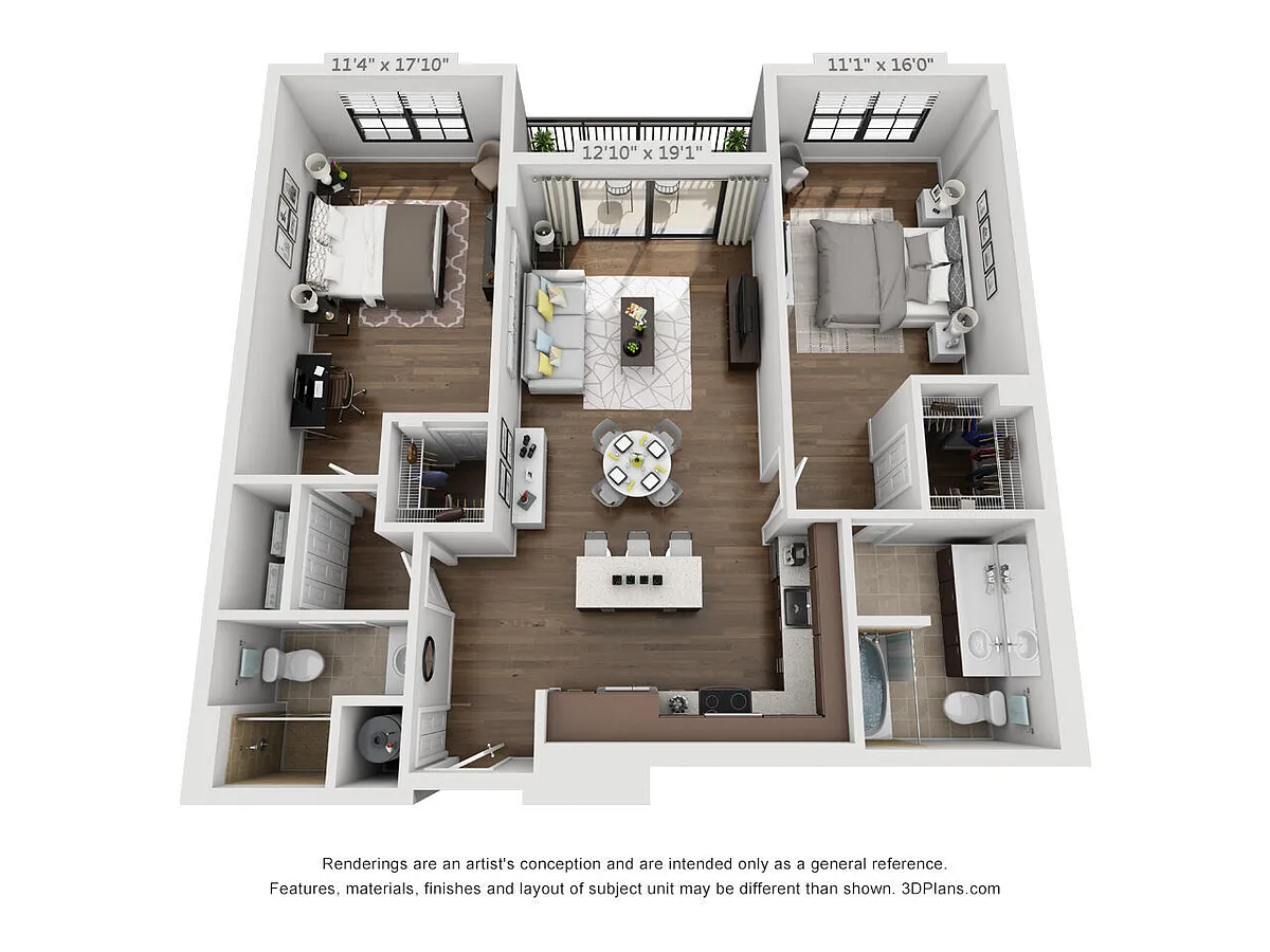 Floor plan B7