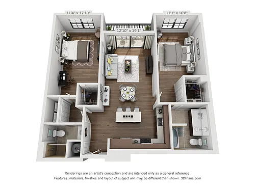 Floor plan B7