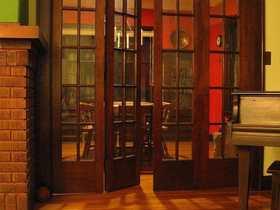 Natural woodwork, newly refinished floors throughout