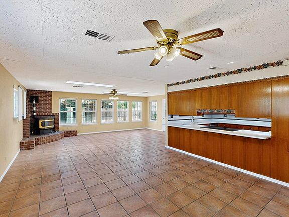 View of breakfast bar from garage entrance