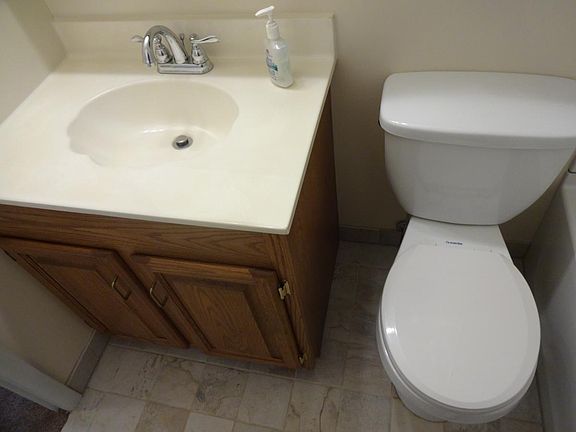 Half bath on lower level
