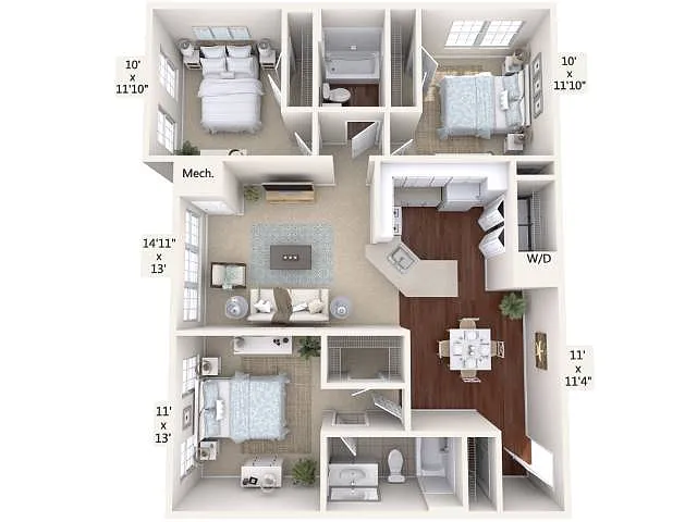 Floor plan C1-1157-Sta-Up