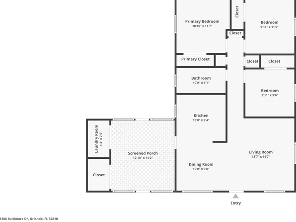 1208 Baltimore Dr, Orlando, FL 32810