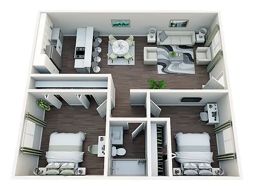 Floor plan 2X1