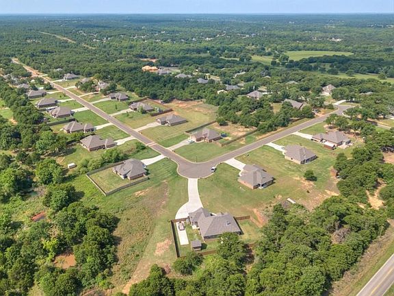 Aerial of neighborhood
