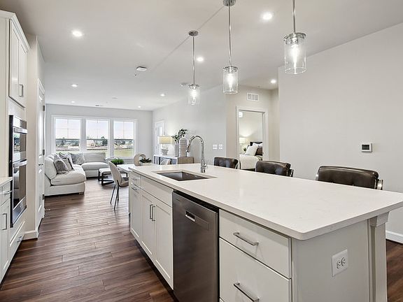 Kitchen Overlooks the Great Room