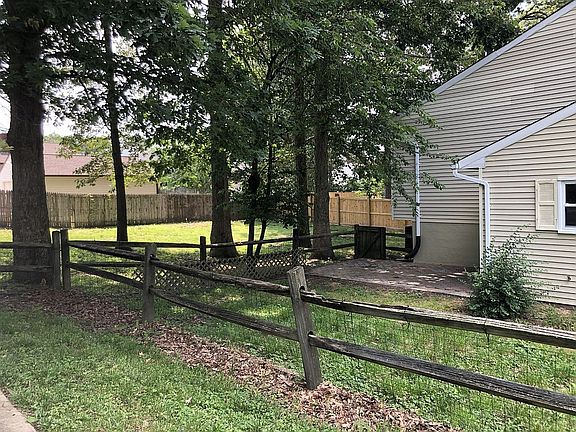 Secured Side Yard w/Patio