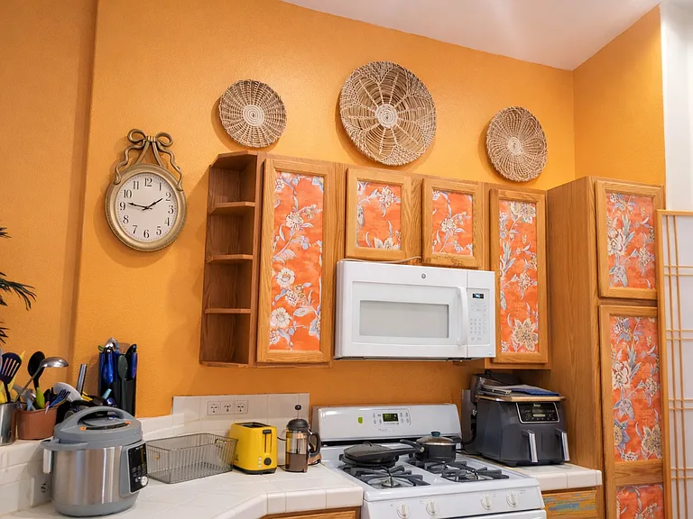 part of the large kitchen