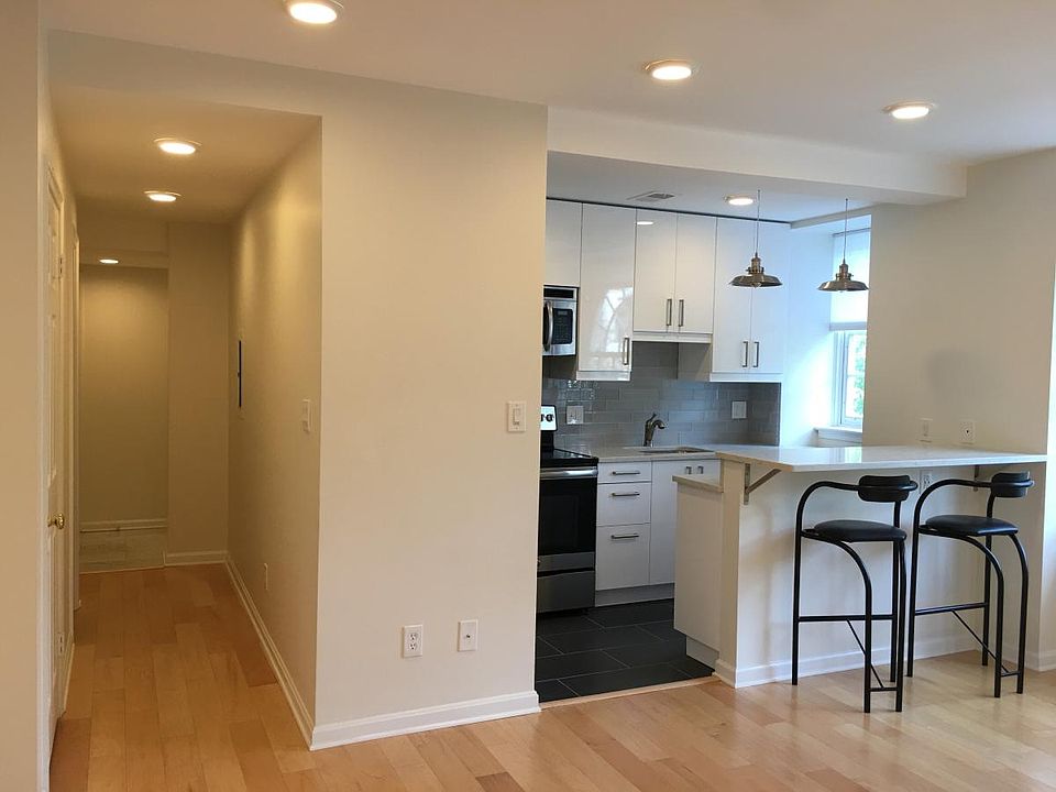entry and kitchen