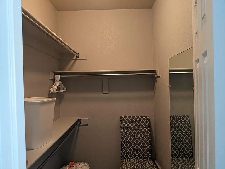 Spacious walk in Closet Primary bedroom main level