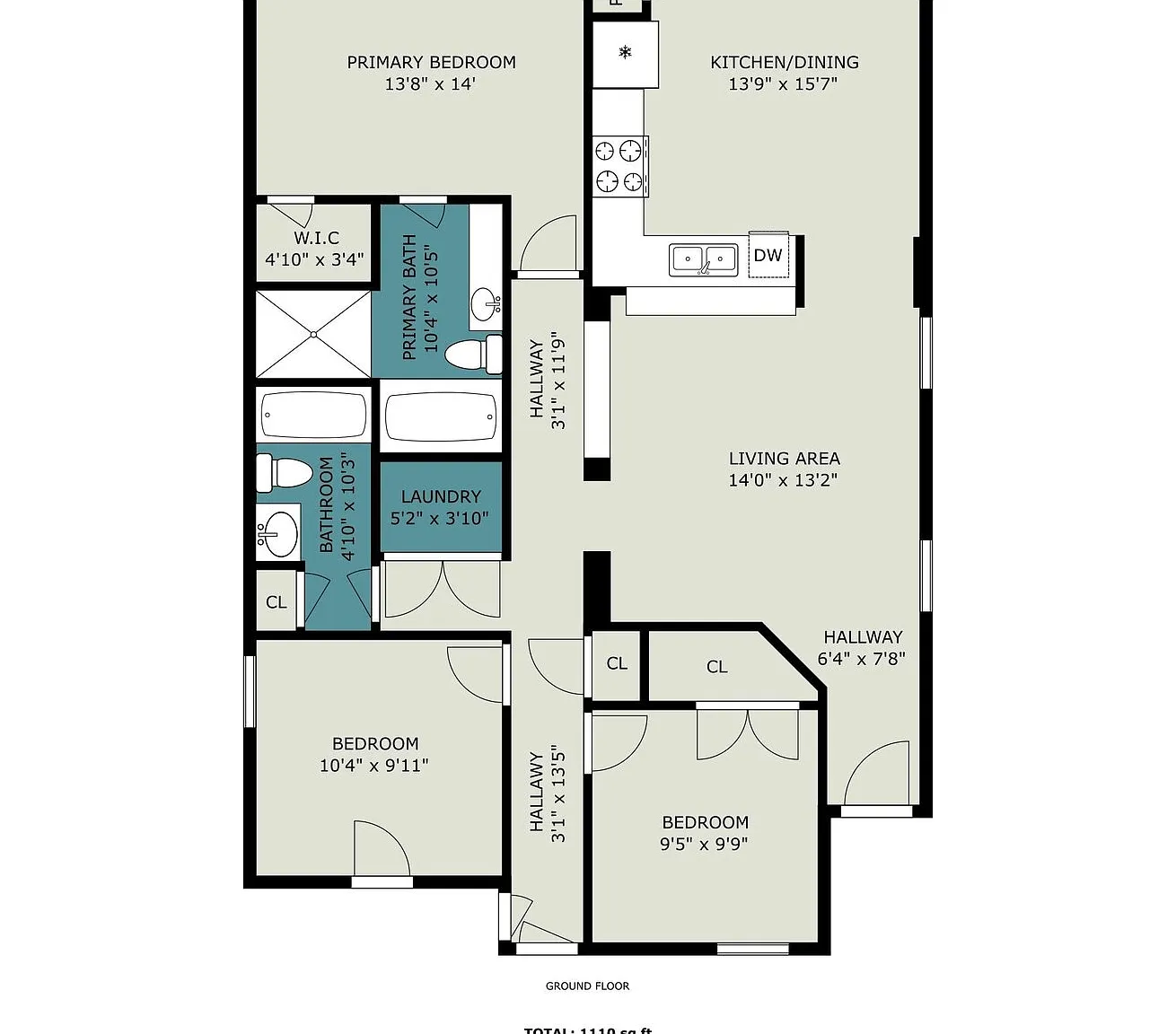 3 bed, 1326 sqft, $1,695 — Photo 2