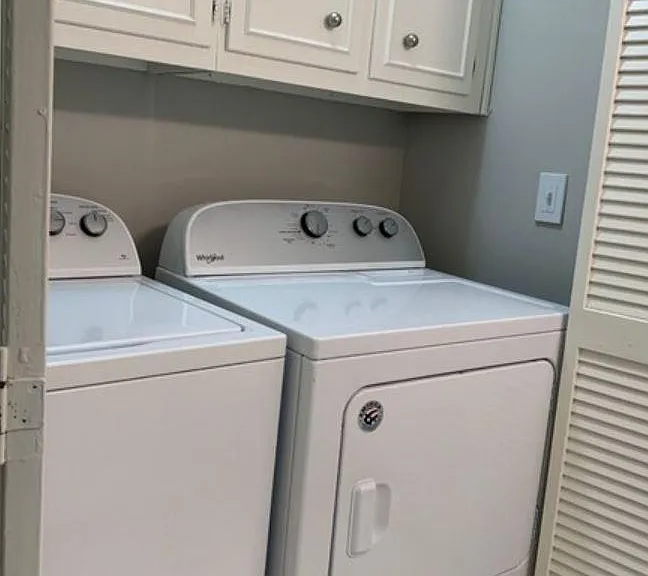 Washer and dryer