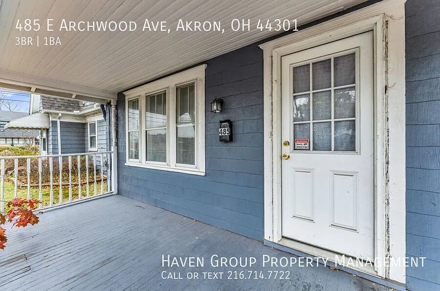 485 E Archwood Ave, Akron, OH 44301- Spacious 3-bed 1-bath single-family home! — Photo 3