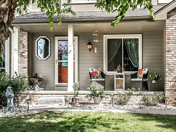 Inviting front porch