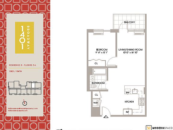 2nd image of 1401 Broadway APT 6B