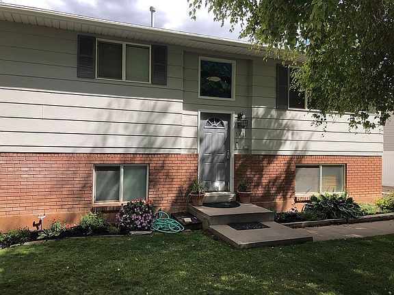 Close up of front of home