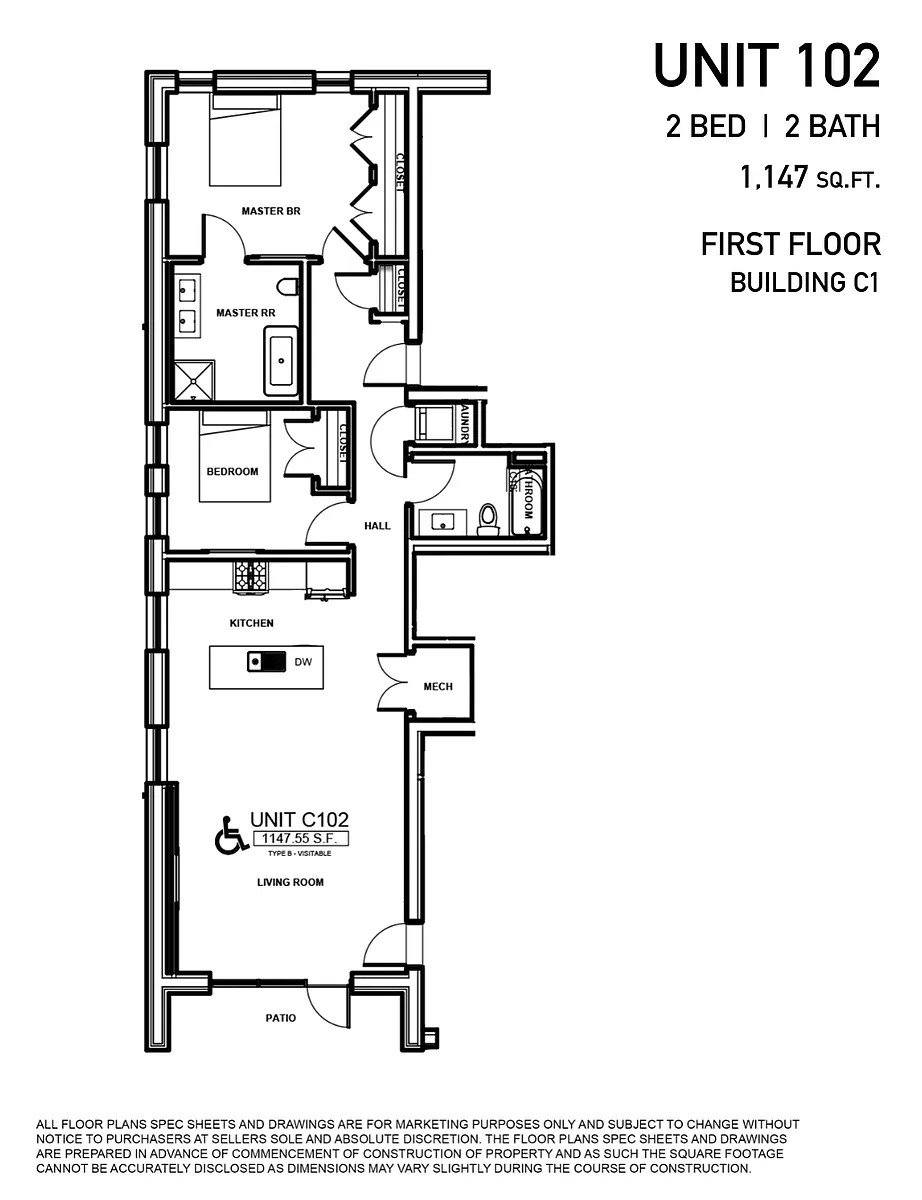 Floor plan C-102