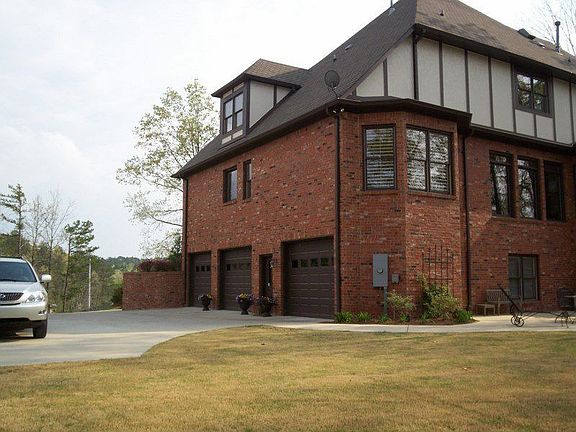 Side of House with 3 Car Garage