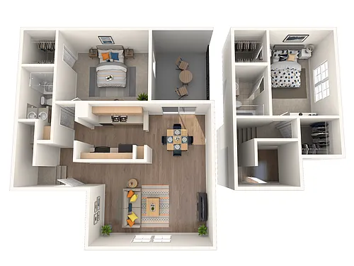 Floor plan Townhouse B2