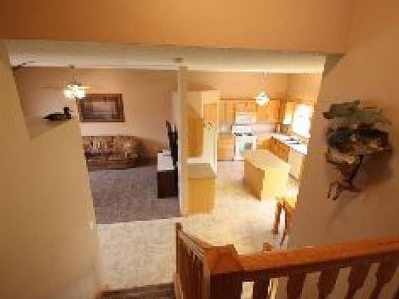 View from stairs