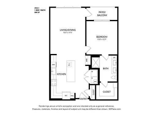 Floor plan A5A.1
