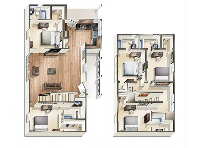Floor plan E1 Cottage Floor Plan