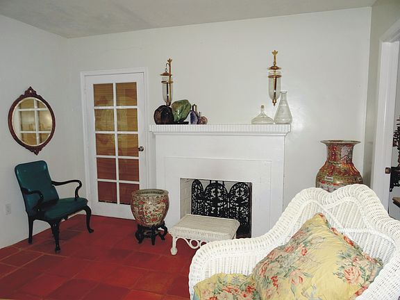 Fireplace in living room