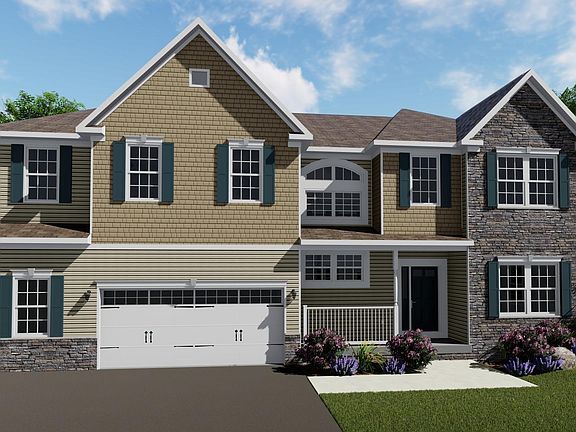 Elevation B Opt. Partial Stone Front