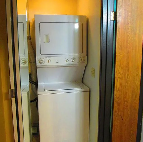 In unit washer/dryer stack