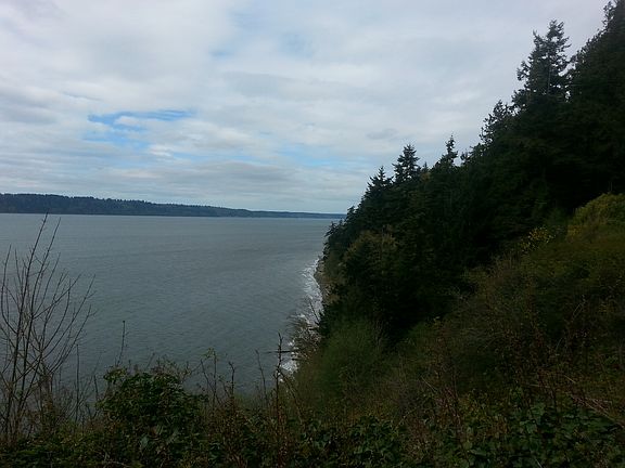 View north and beach
