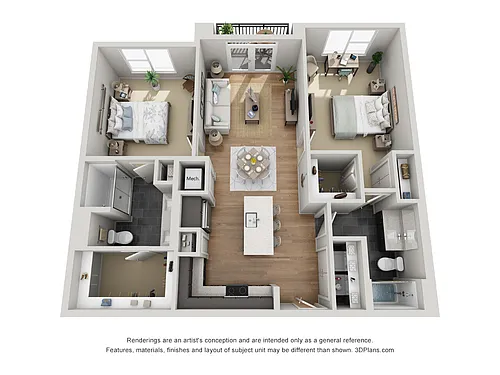 Floor plan B1