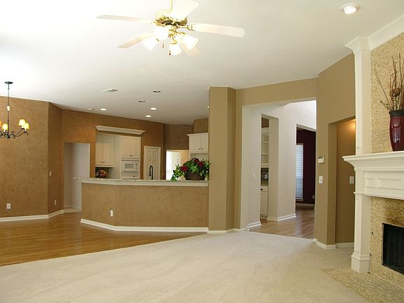 Family room looking towards kitchen
