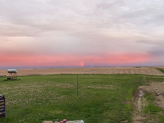 View south from patio.