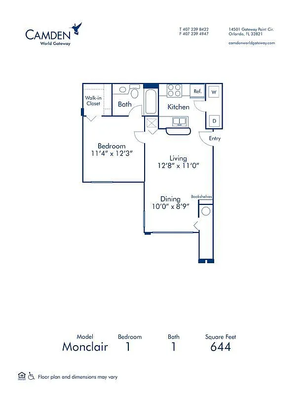Floor plan Monclair