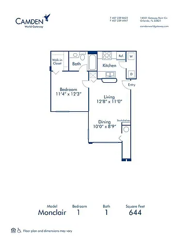 Floor plan Monclair