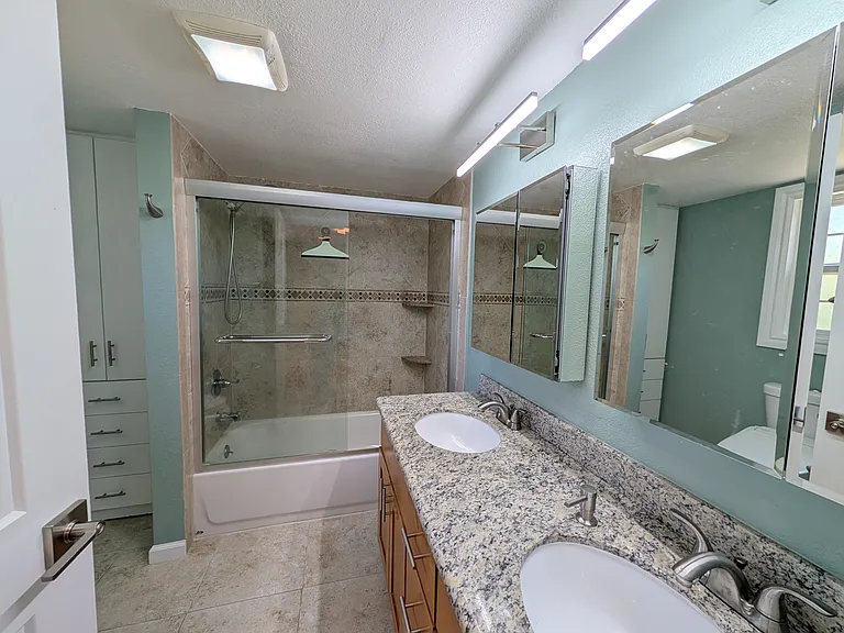 Master bathroom from entrance.