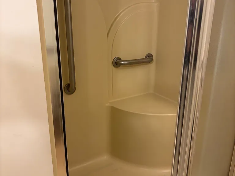 Stand up shower in master bath.