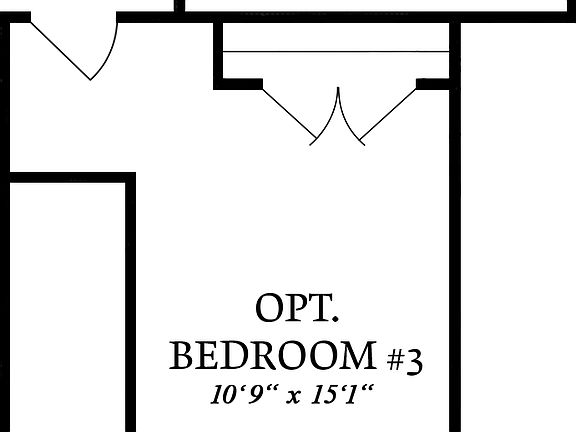 Second Floor Optional Bedroom 3