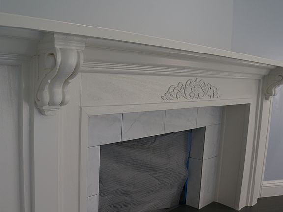 Custom Built Fireplace